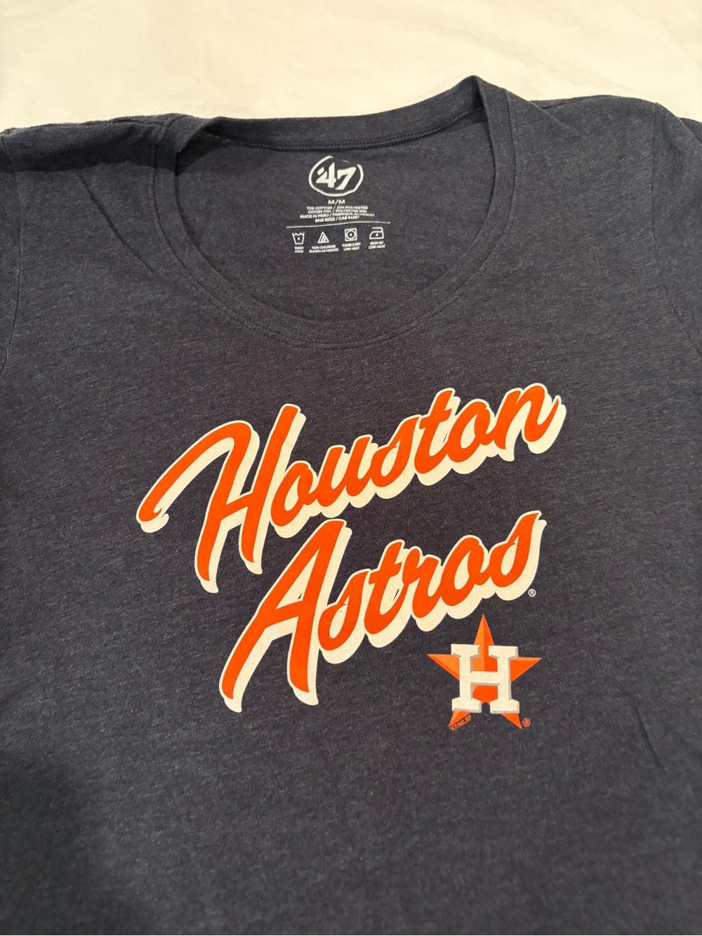 Women’s Houston Astros Navy Tee Size M Excellent Condition
